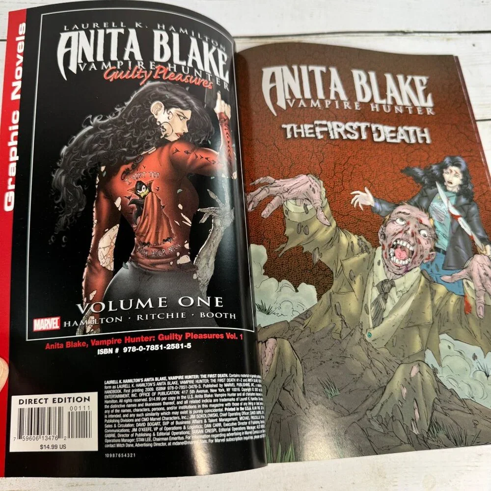 Anita Blake‎ Vampire Hunter First Death TPB Laurell K Hamilton Marvel 2007